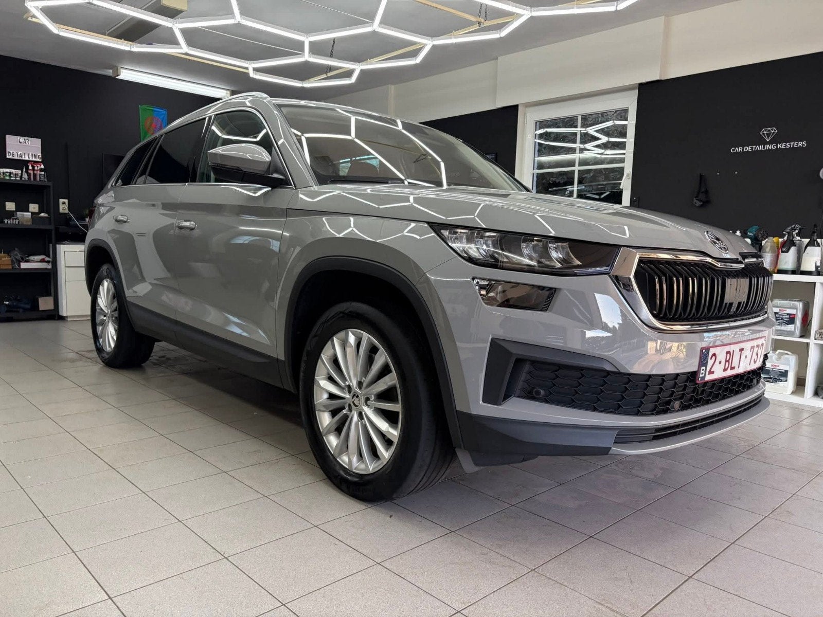 skoda kodiaq 7 zitplaatsen, Auto's, Stof, Zwart, Overige kleuren, Adaptive Cruise Control