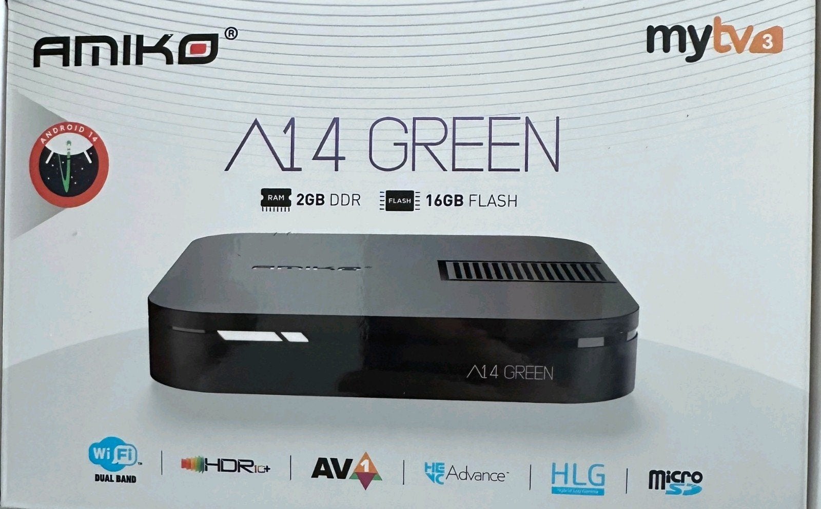 Amiko A14 green, Enlèvement ou Envoi, Neuf, HDMI, Sans disque dur