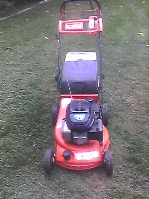 a vendre tondeuse oleo mac honda, Jardin & Terrasse, Tondeuses à gazon, Utilisé, Tondeuses à gazon à essence, 50 cm ou plus, Tondeuse rotative