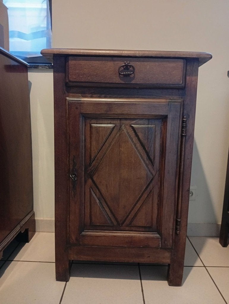 CONFITURIER ANCIEN - LOUIS XIII - ANTIEKE EIKEN KAST, Huis en Inrichting, Ophalen, Gebruikt