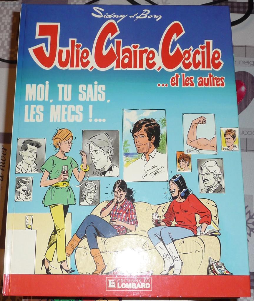 BD - 9 albums Julie Claire Cécile, Boeken, Stripverhalen, Zo goed als nieuw, Ophalen of Verzenden