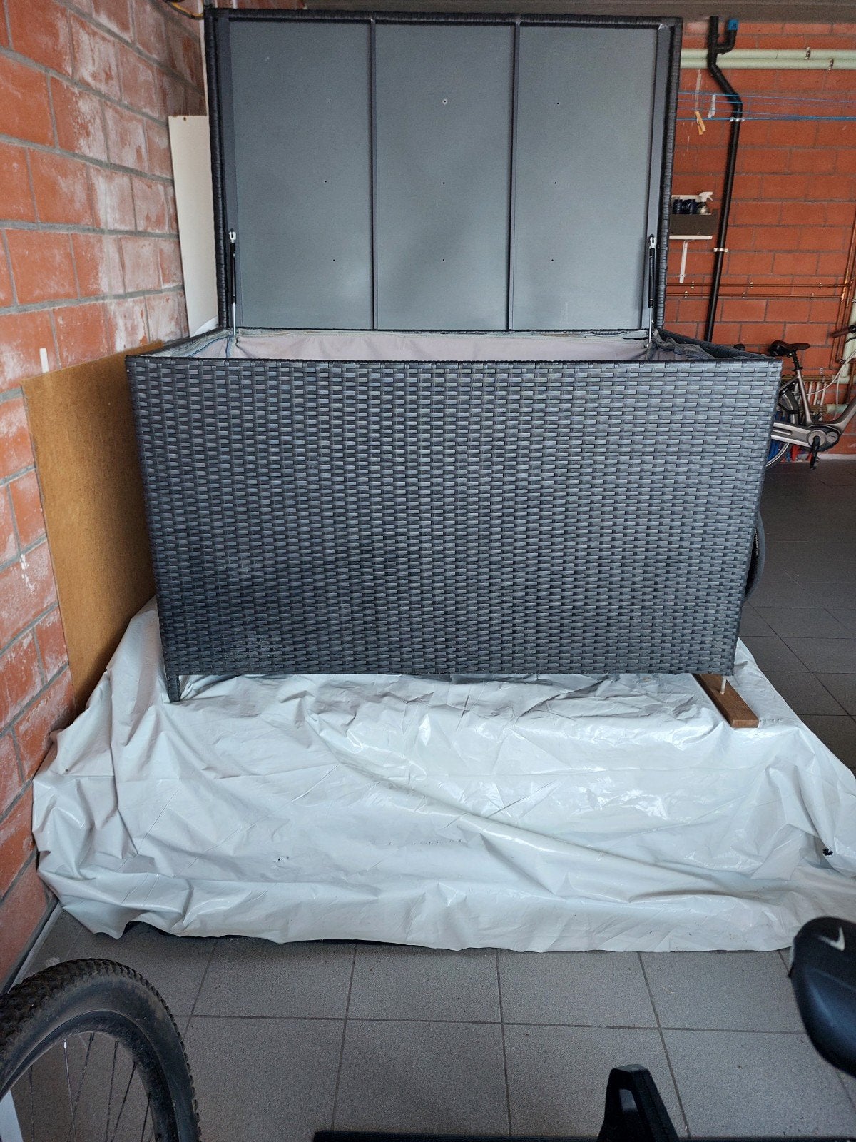 koffer voor tuinkuisens, Tuin en Terras, Tuinmeubel-accessoires, Ophalen, Gebruikt