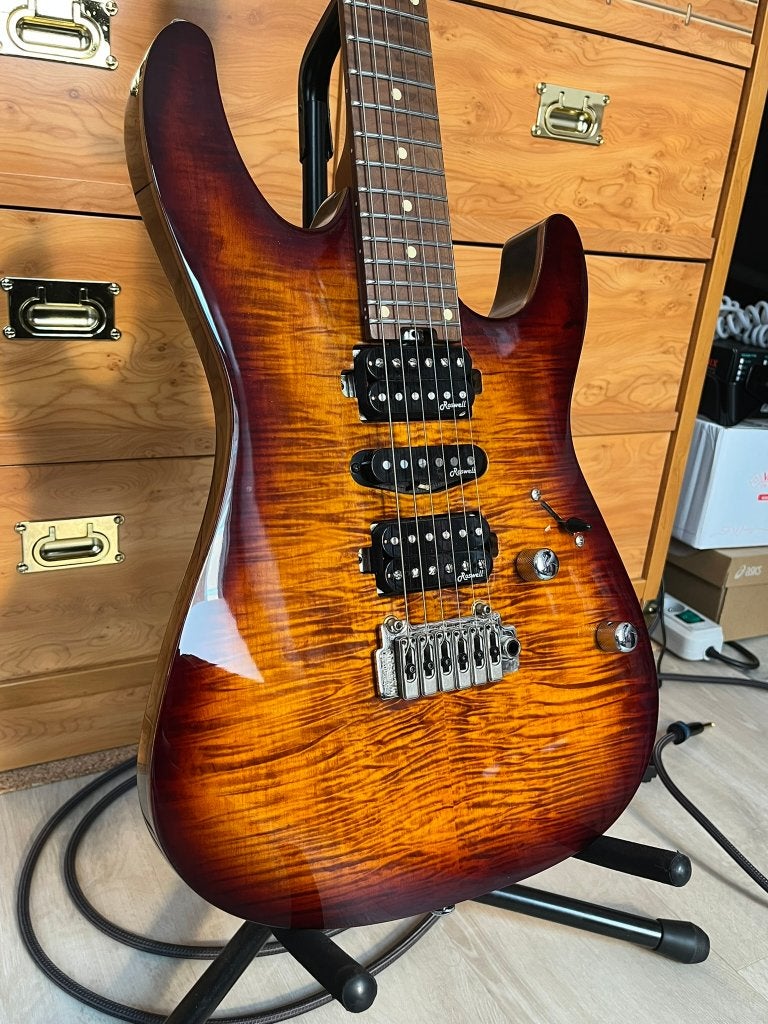 Harley Benton Fusion-III HSH (Pro Series), Muziek en Instrumenten, Snaarinstrumenten | Gitaren | Elektrisch, Ophalen, Zo goed als nieuw