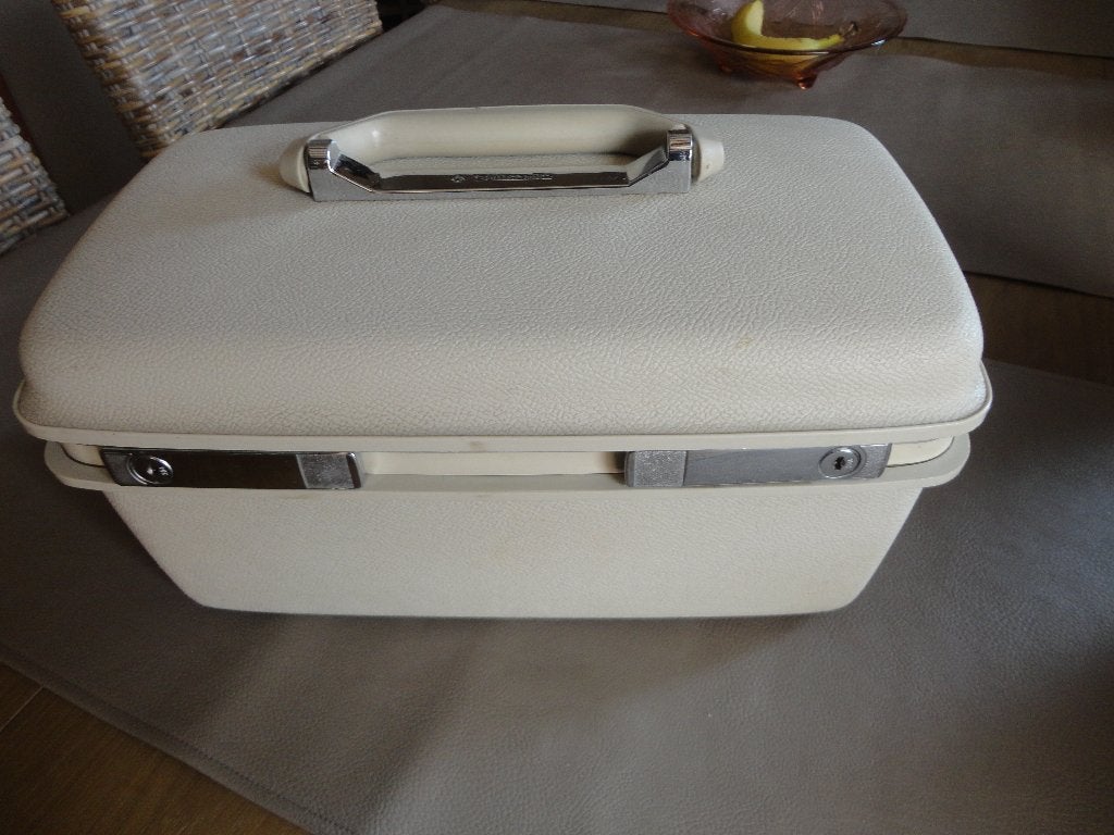 Samsonite Beautycase, Handtassen en Accessoires, Beautycases, Beige, Met slot, Ophalen of Verzenden, Zo goed als nieuw