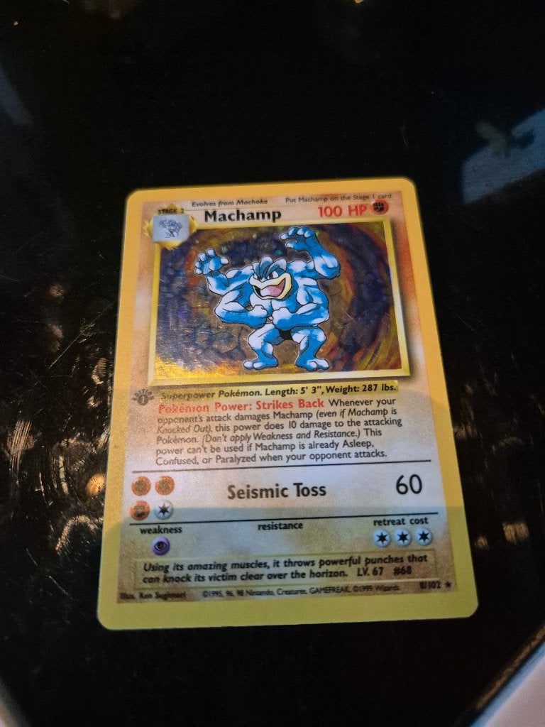 Machamp 1995, 96, 98, #68, Ophalen of Verzenden, Zo goed als nieuw, Losse kaart