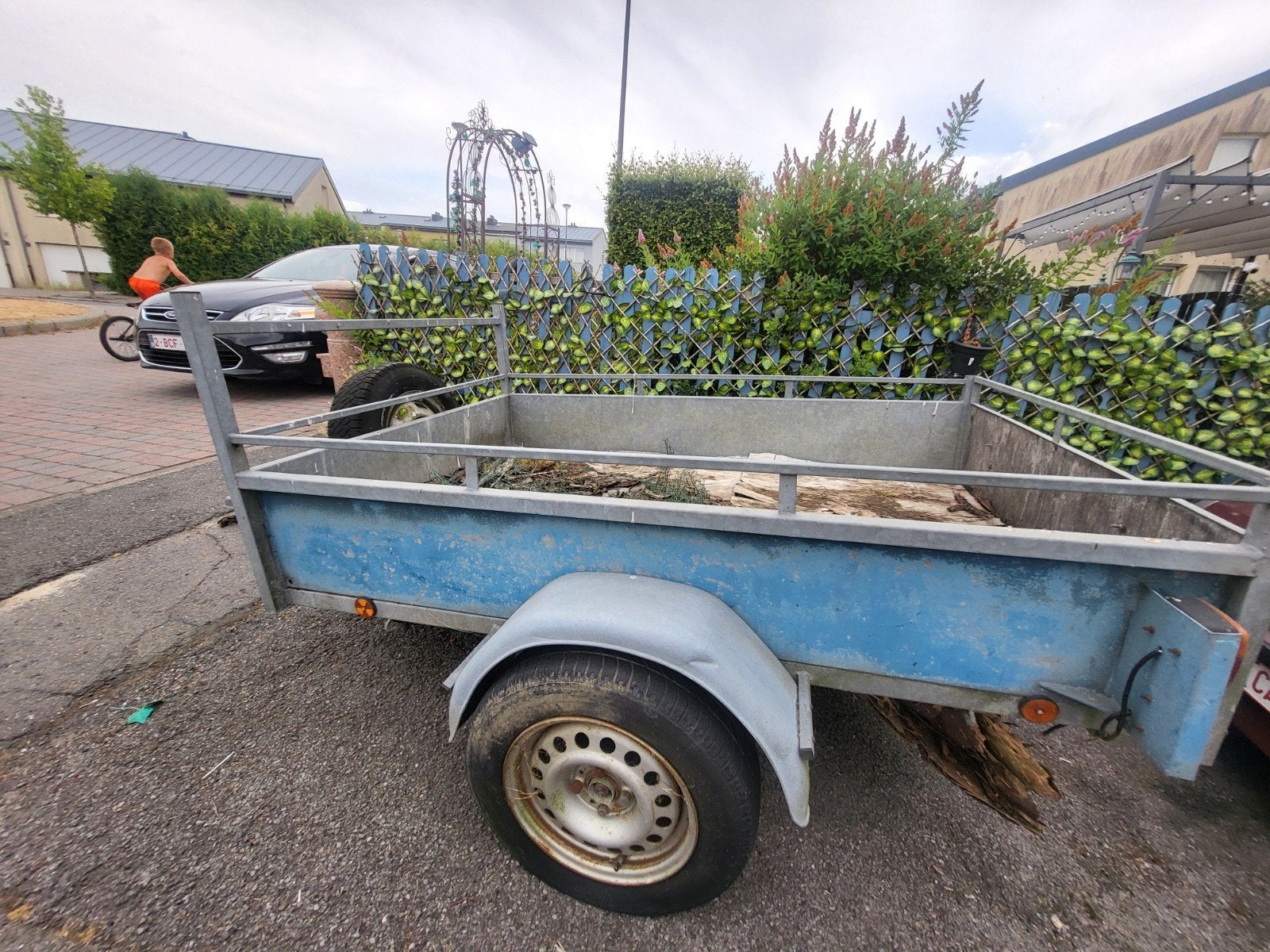 Remorque d'origine à restaurée. Bien lire commentaires !, Autos : Divers, Remorques
