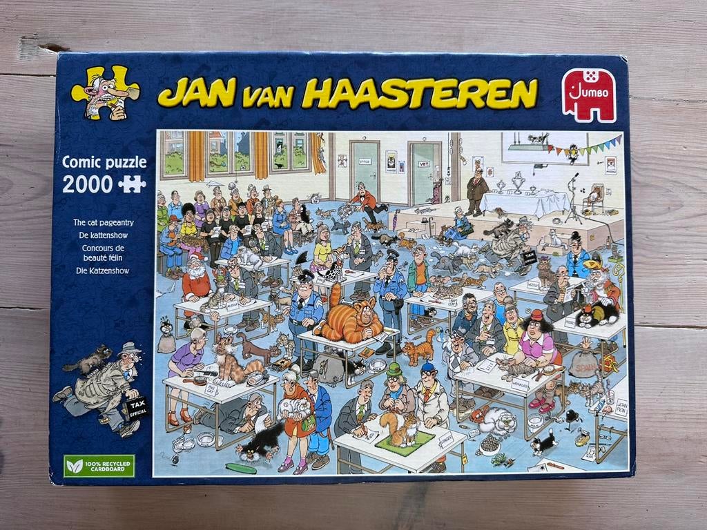 Puzzel Jan Van Haasteren 2000stuks JVH (4+1 GRATIS), Ophalen, Zo goed als nieuw