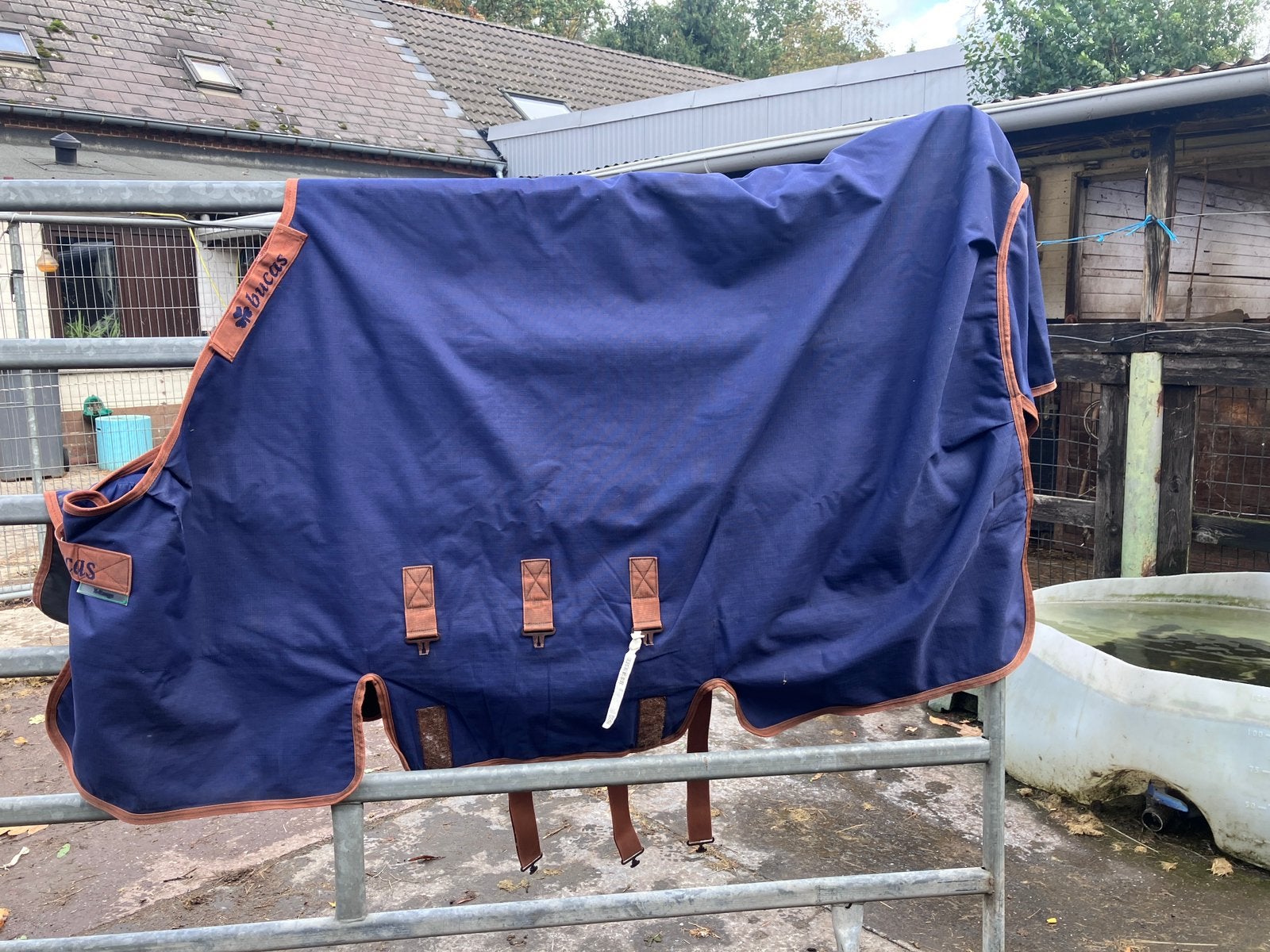 Bucas x Range winterdeken 200g, Dieren en Toebehoren, 200 g, Ophalen of Verzenden, Zo goed als nieuw, Klittenbandsluiting