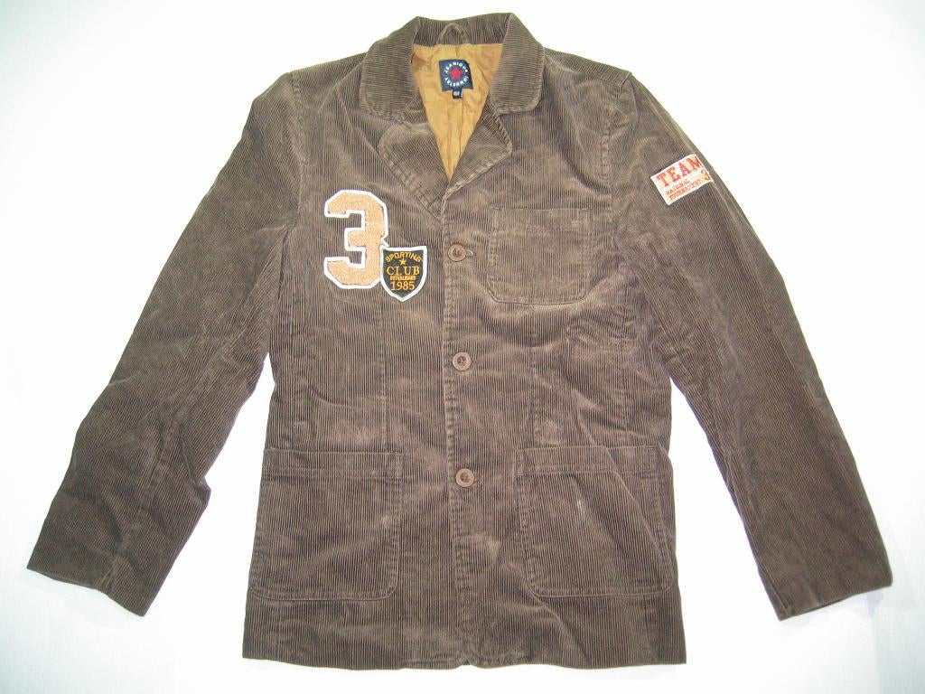 Jongens Blazer Ribfluweel Bruin Maat 164 – Jeanious Industry, Ophalen of Verzenden, Gebruikt, Jongen of Meisje, Jas