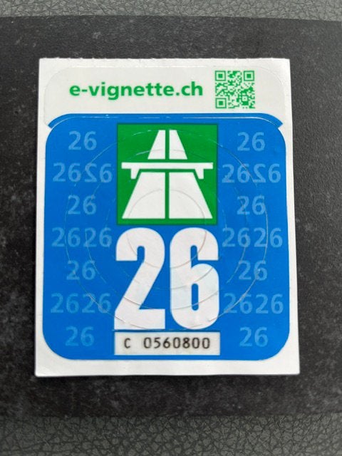 Vignet Zwitserland wegenvignet, Tickets & Billets, Vignettes automobiles