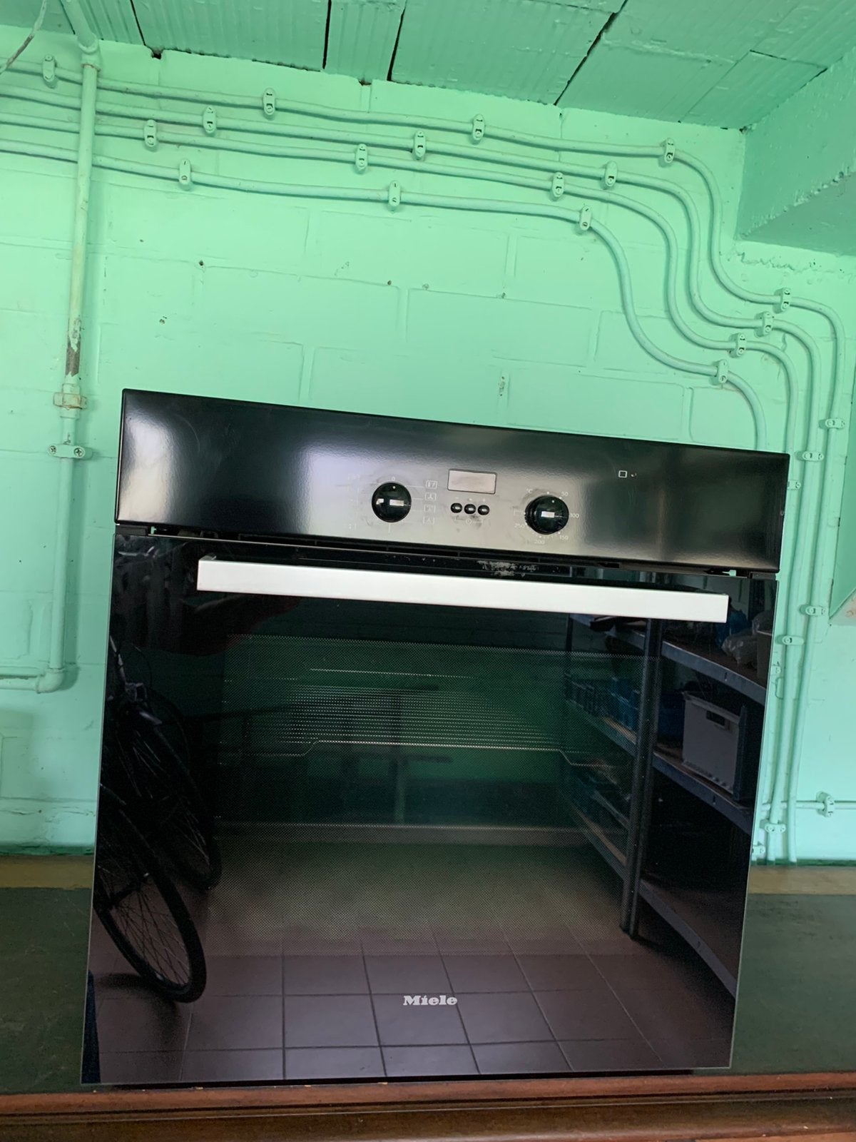 Inbouw oven  merk Miele, Ophalen, Gebruikt, Zwart, 50 tot 100 cm