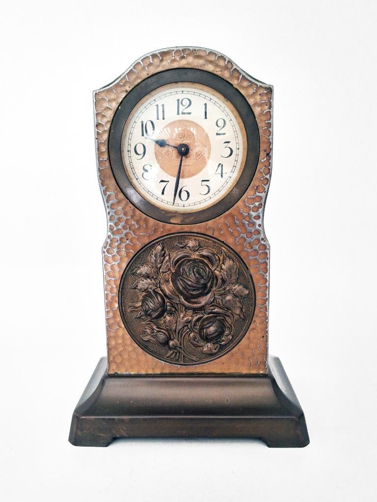 klok Art Nouveau Jugendstil, Antiek en Kunst, Antiek | Klokken, Ophalen of Verzenden