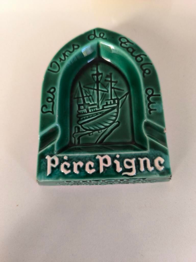 Vintage keramische asbak, Pere Pigne, Verzamelen, Rookartikelen, Aanstekers en Luciferdoosjes, Ophalen of Verzenden