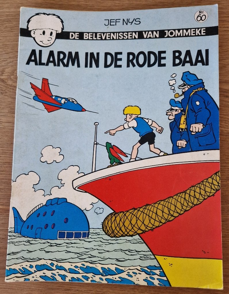 Jommeke - Alarm in de rode baai - 60 (1978) - Strip, Boeken, Eén stripboek, Ophalen of Verzenden, Zo goed als nieuw