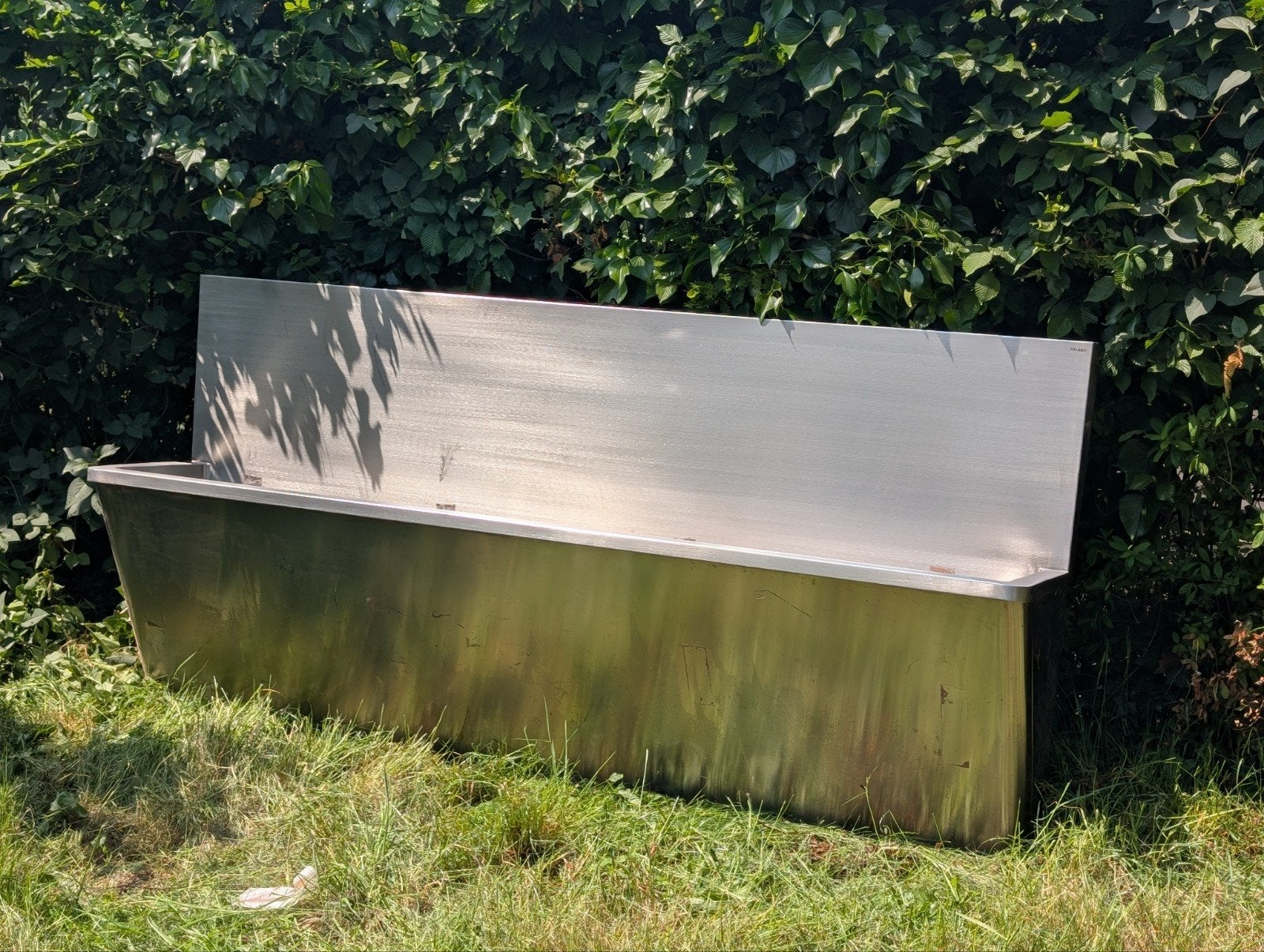Inox wasbak buiten/binnen, Enlèvement, Inox, Lavabo