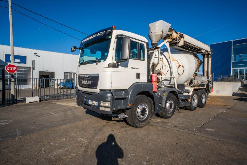 MAN TGS 32.360 BB+LIEBHERR 8m3+TAPIS THEAMS 12m, Autos, Camions, Achat, Entreprise, MAN, Diesel