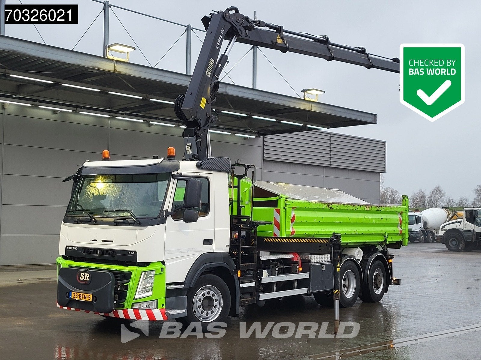Volvo FM 330 6X2 HIAB X-HIPRO 192 E-3 Kran Crane Transcom Li, Achat, Euro 6, Entreprise, Diesel