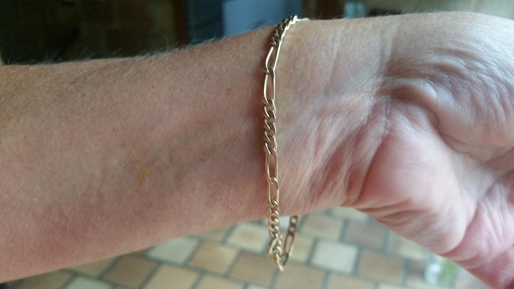 Armband Vermeil, Handtassen en Accessoires, Armbanden, Ophalen of Verzenden, Zo goed als nieuw, Goud, Zilver