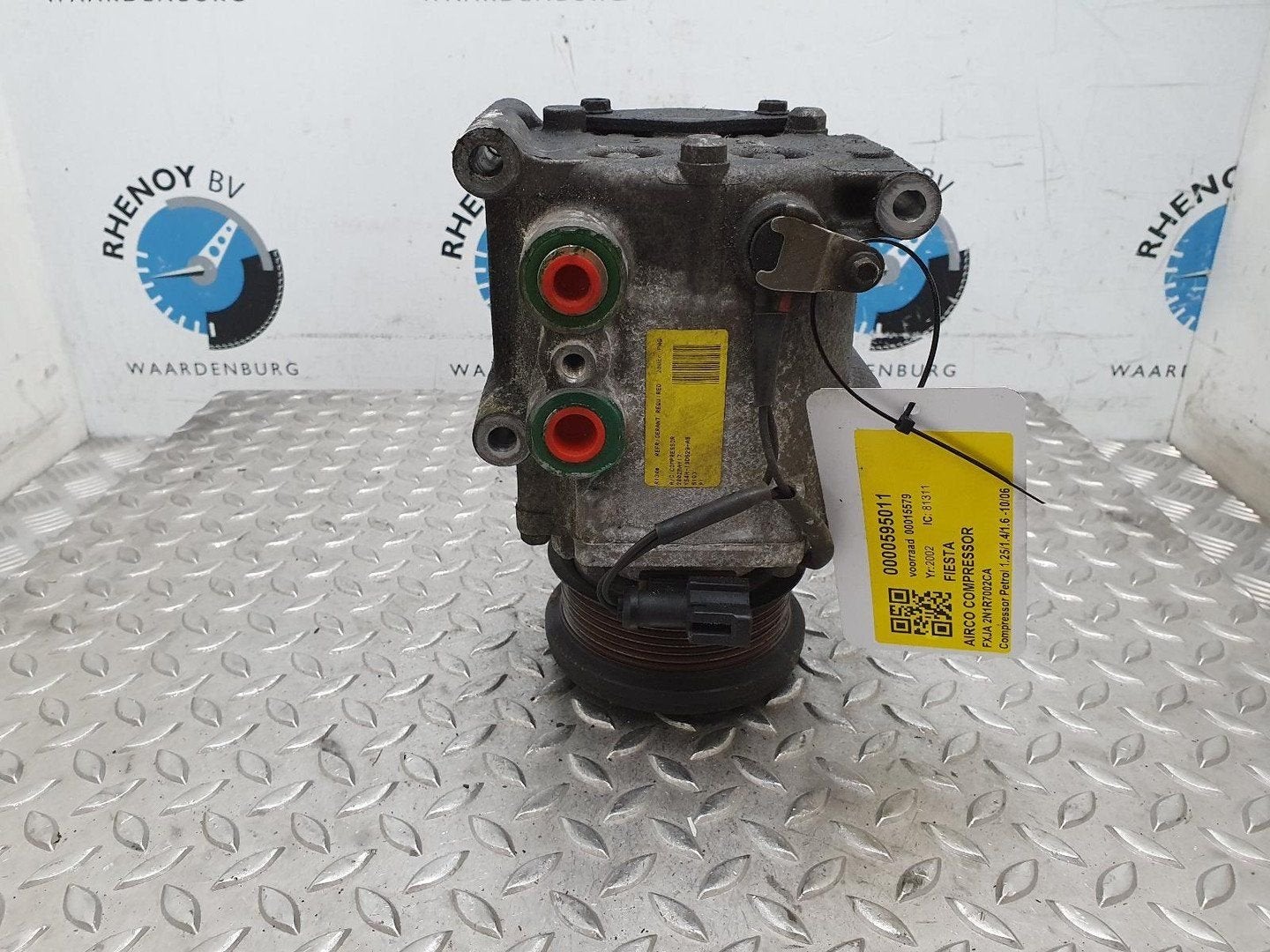 FORD FIESTA 1.4-16V First Ed.  AIRCO COMPRESSOR / AIRCOPOMP, Ophalen of Verzenden, Gebruikt, ARN erkend