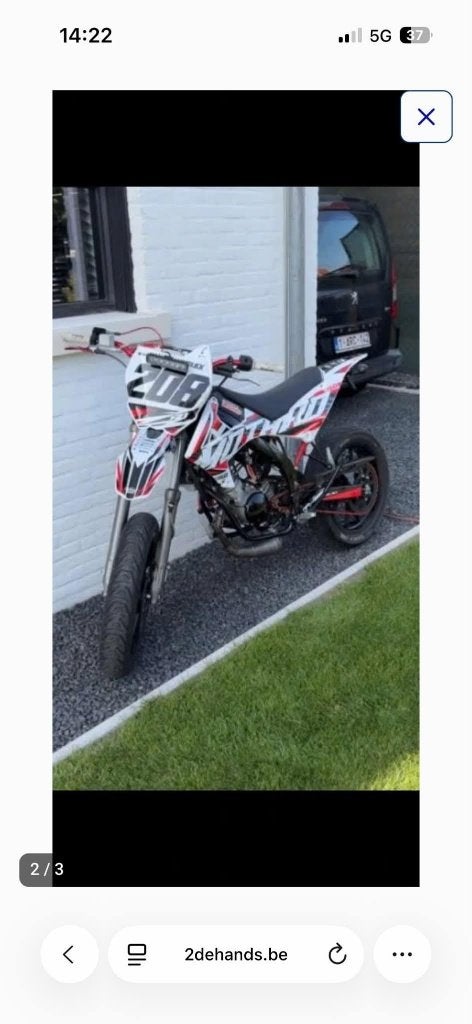 CROSSER RIEJU MRT 50, Fietsen en Brommers, Overige merken, 7 versnellingen, Ophalen of Verzenden, Zo goed als nieuw