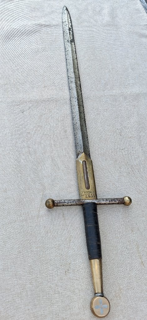 Grande épée pour une utilisation réelle, à deux mains, Enlèvement ou Envoi, Armée de terre, Épée ou sabre