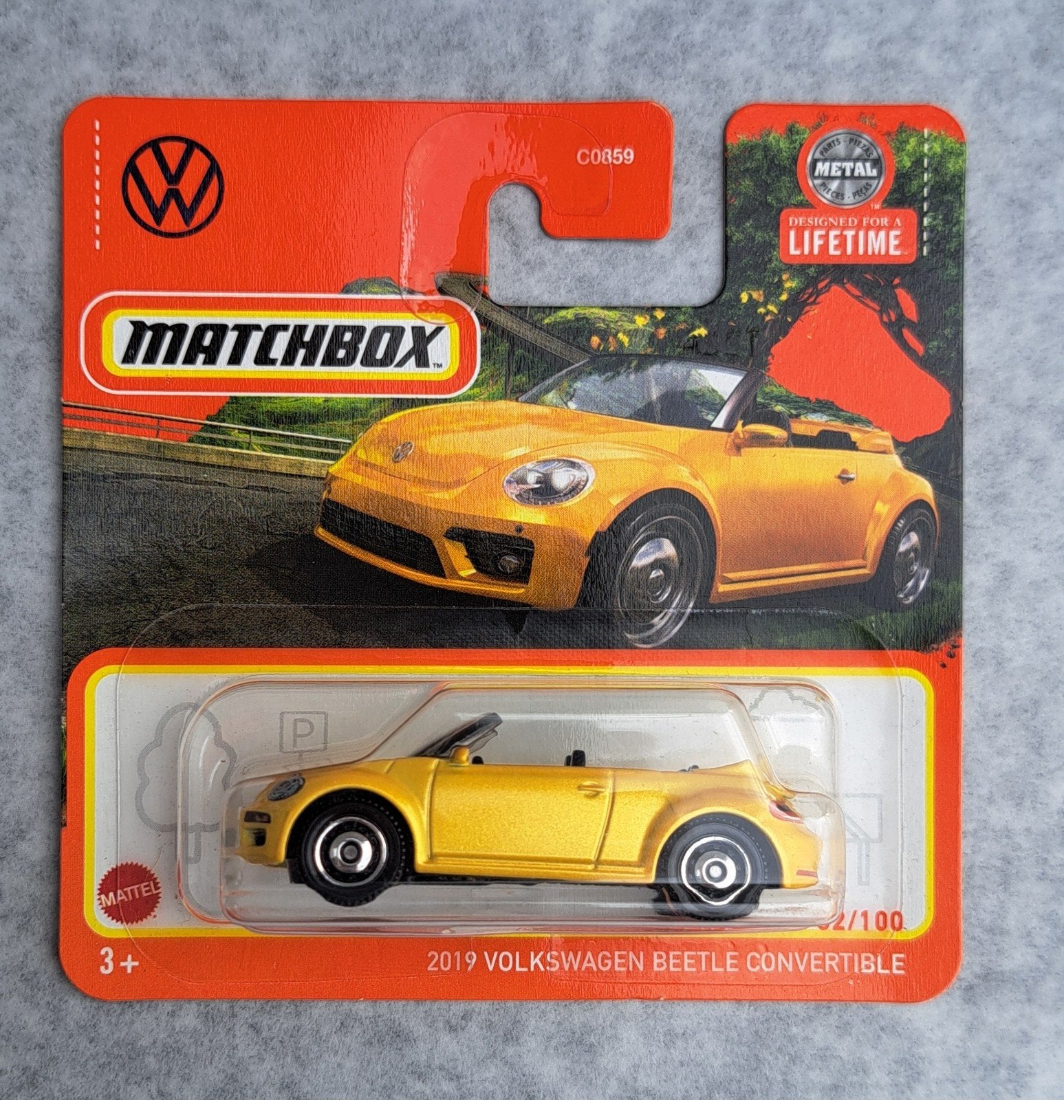 vw volkswagen beetle cabrio matchbox, Enlèvement ou Envoi, Comme neuf, Voiture