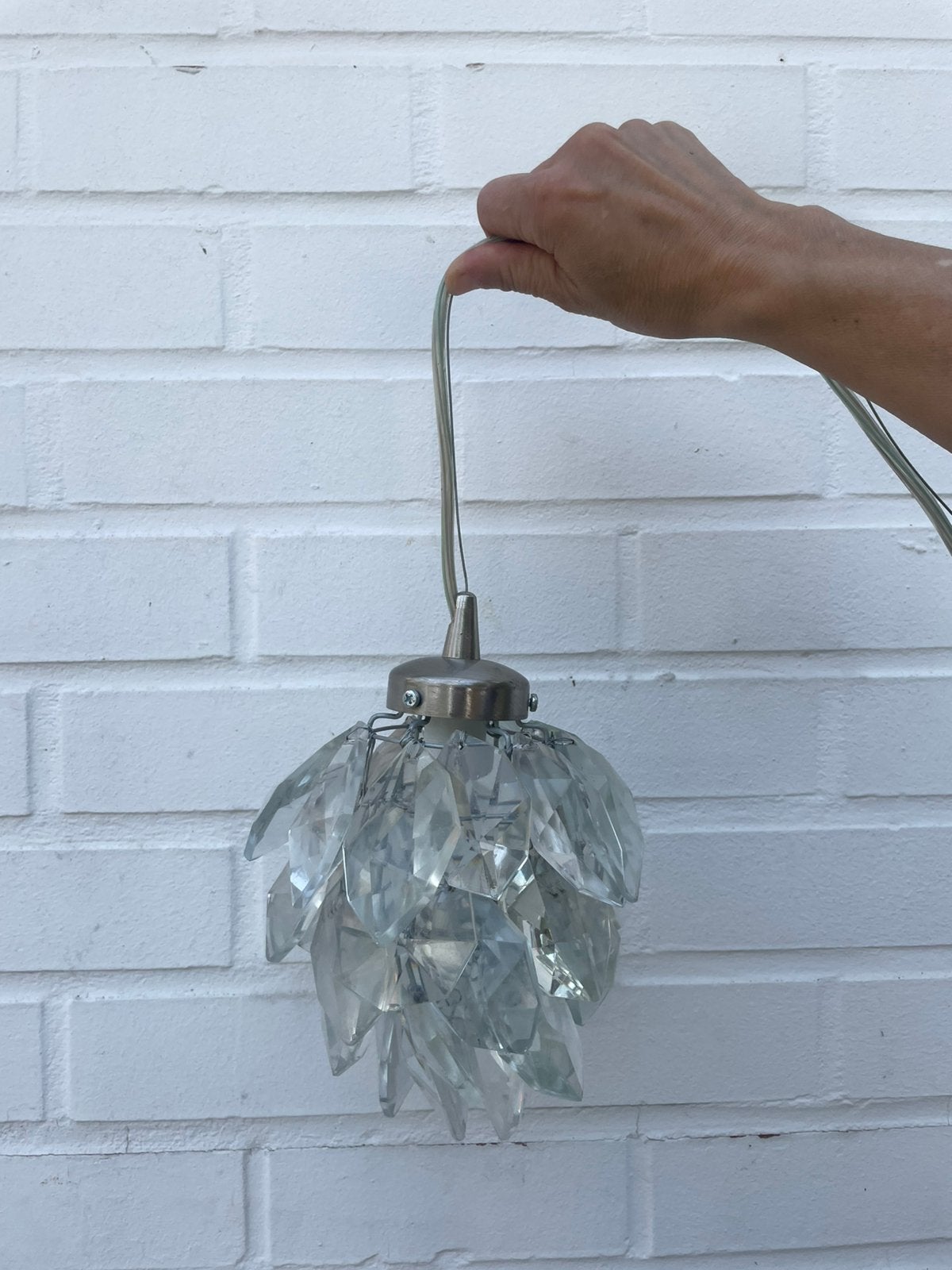 Kristallen lamp, Ophalen, Zo goed als nieuw