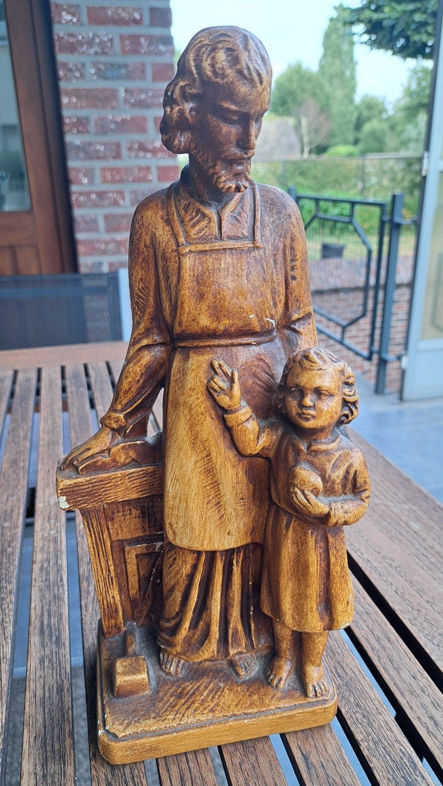 sint Jozef met kindje Jezus (gcioni), Enlèvement