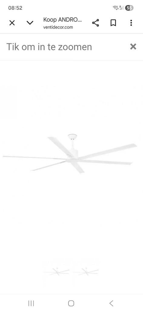 Nieuwe Ventilator Faro 33461, Enlèvement, Neuf, Ventilateur de plafond
