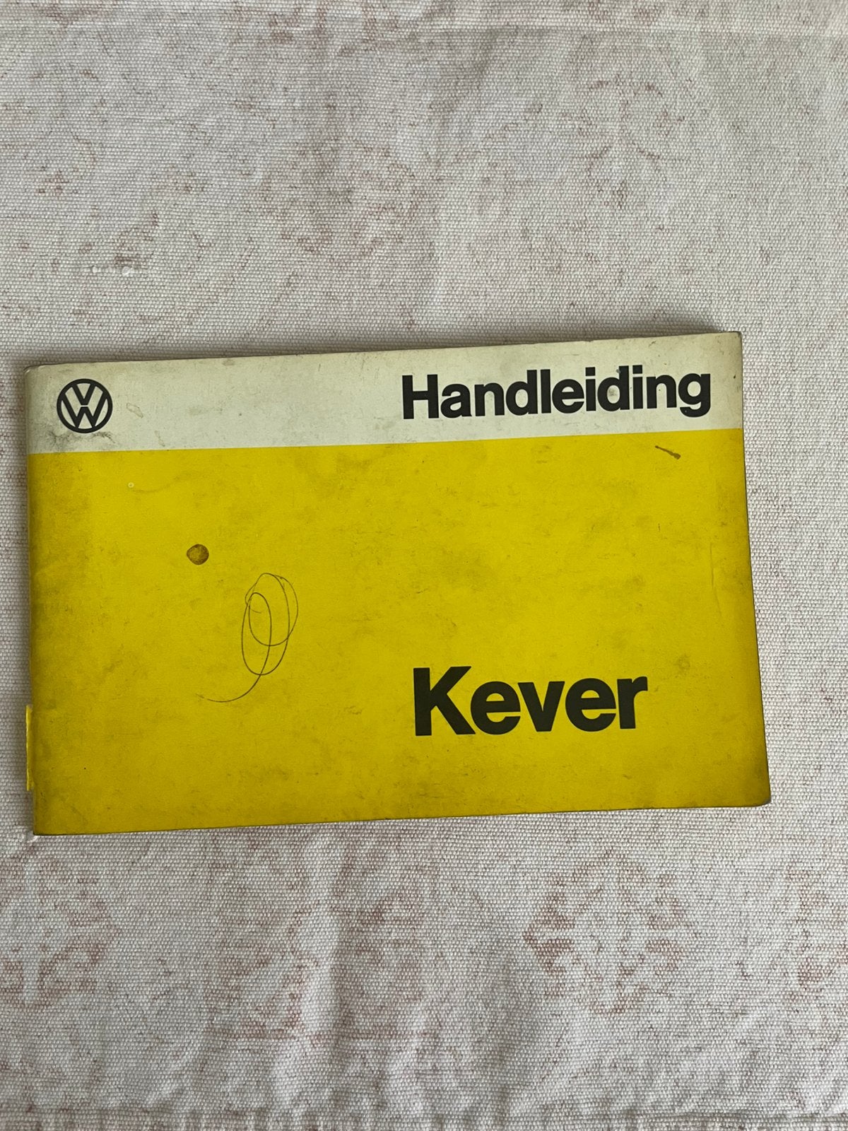 VW Kever 1975 instructieboekje Nederlands, Ophalen