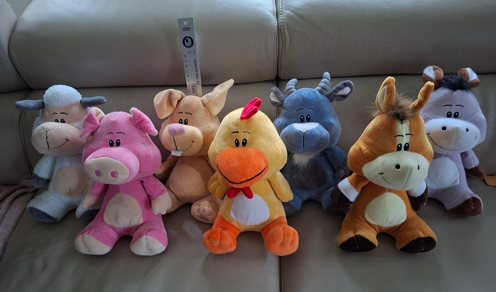 Knuffels boerderijdieren, Ophalen, Zo goed als nieuw