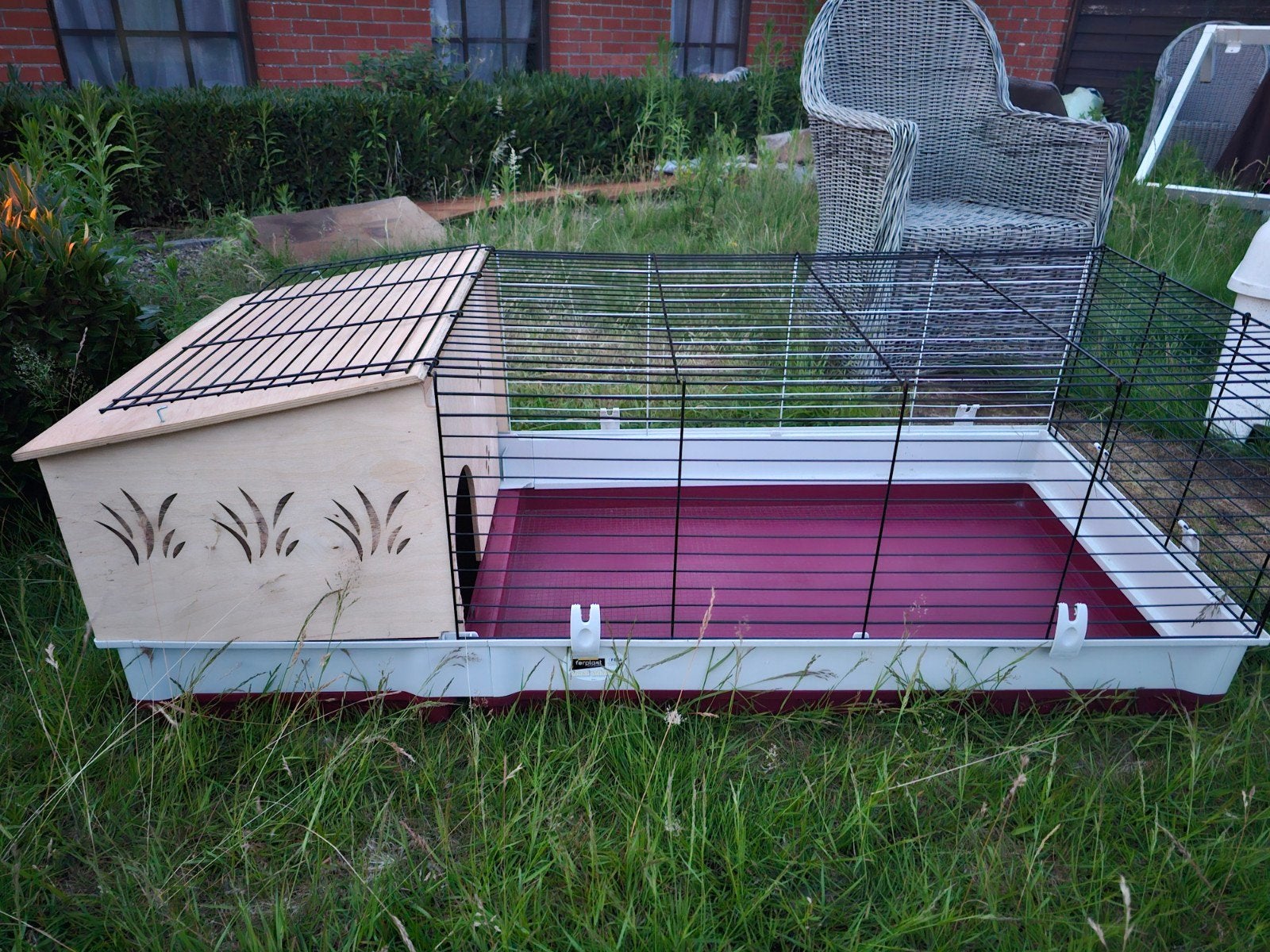 Nieuw groot konijnhok of cavia, Ophalen