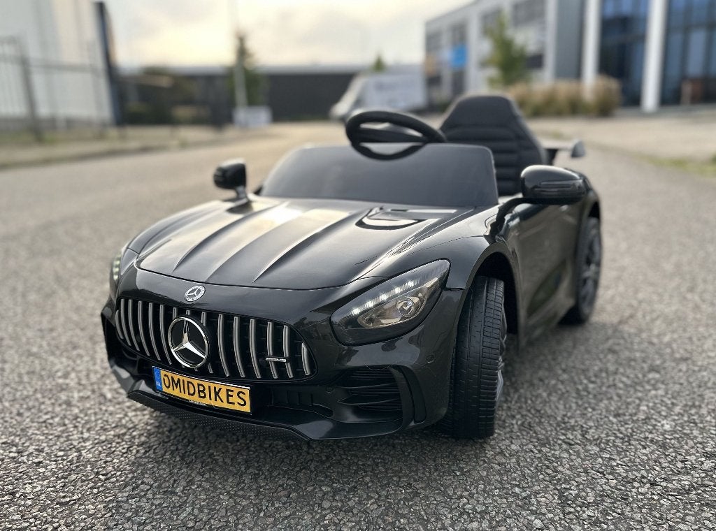Mercedes-Benz GT-R AMG zwart 12V Afstandsbediening, MP3, AUX, Ophalen of Verzenden, Nieuw