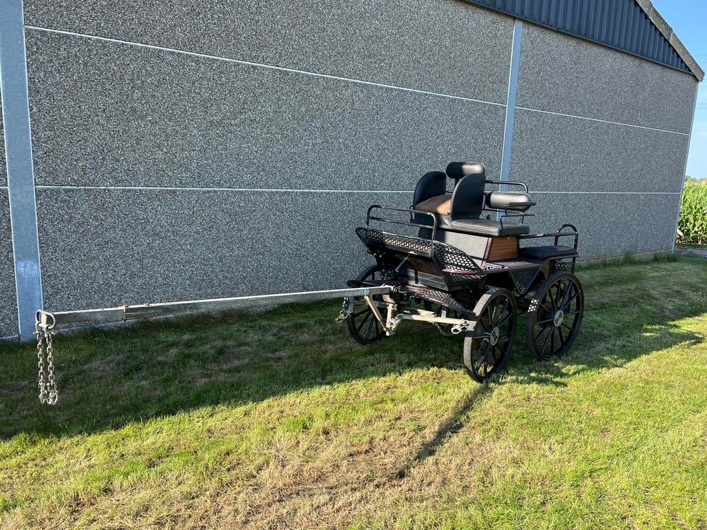 Marathon koets, Dieren en Toebehoren, Rijtuigen en Koetsen, Zo goed als nieuw, Marathonwagen, Paard