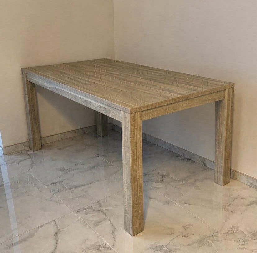 Mooie houten eettafel – in zeer goede staat, Ophalen, Zo goed als nieuw