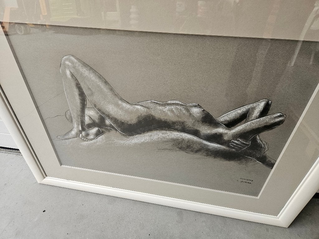 Duriez Irénée prachtige tekening prof. inge beelden gevraagd, Antiek en Kunst, Ophalen of Verzenden, Tekening, Handgemaakt