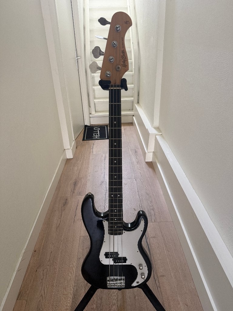 Basgitaar - Harley Benton - PB-20 BK - Standard Series, Muziek en Instrumenten, Snaarinstrumenten | Gitaren | Bas, Ophalen, Gebruikt