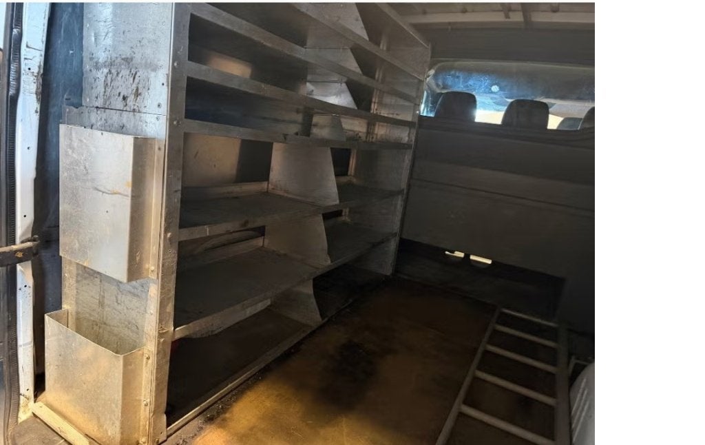 gereedsschaprek voor in werkbus, Enlèvement, Utilisé