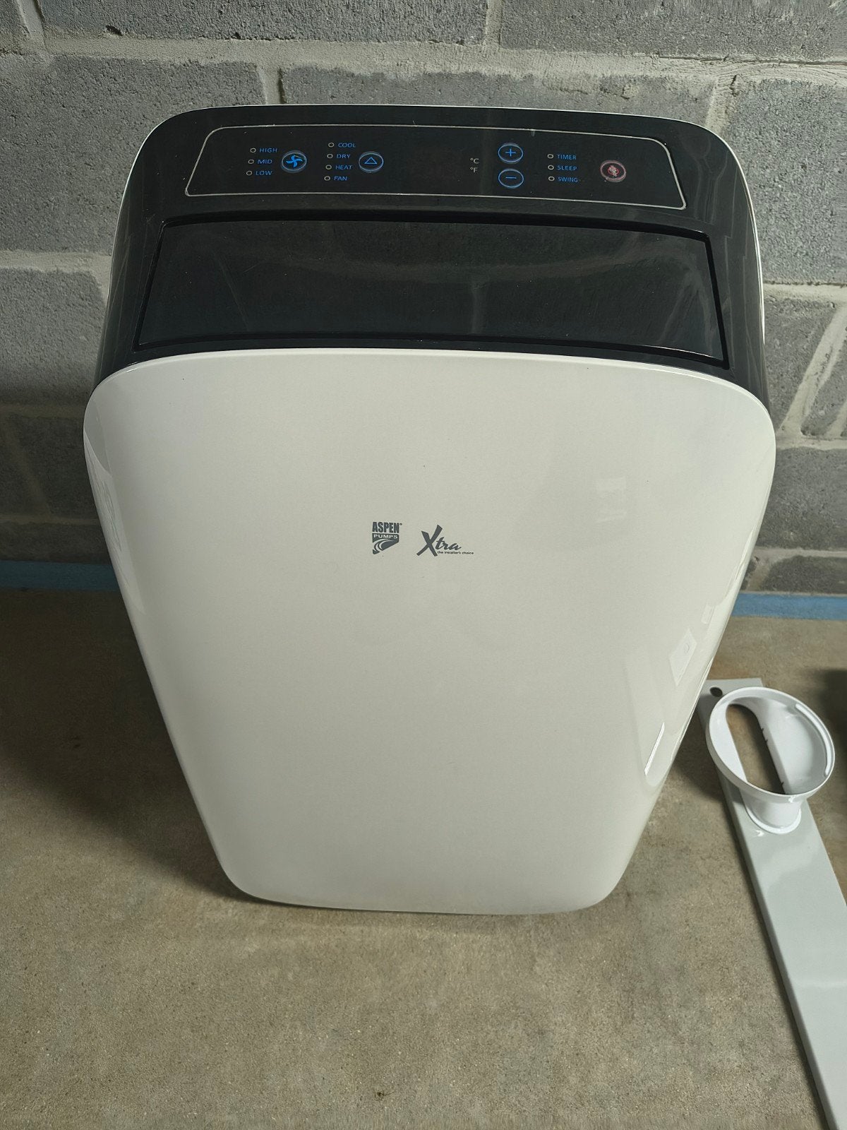Climatiseur mobile Aspen Xtra AX3006 3,5 kW + chauffage, 60 à 100 m³, Comme neuf, Enlèvement, Refroidissement et Déshumidification