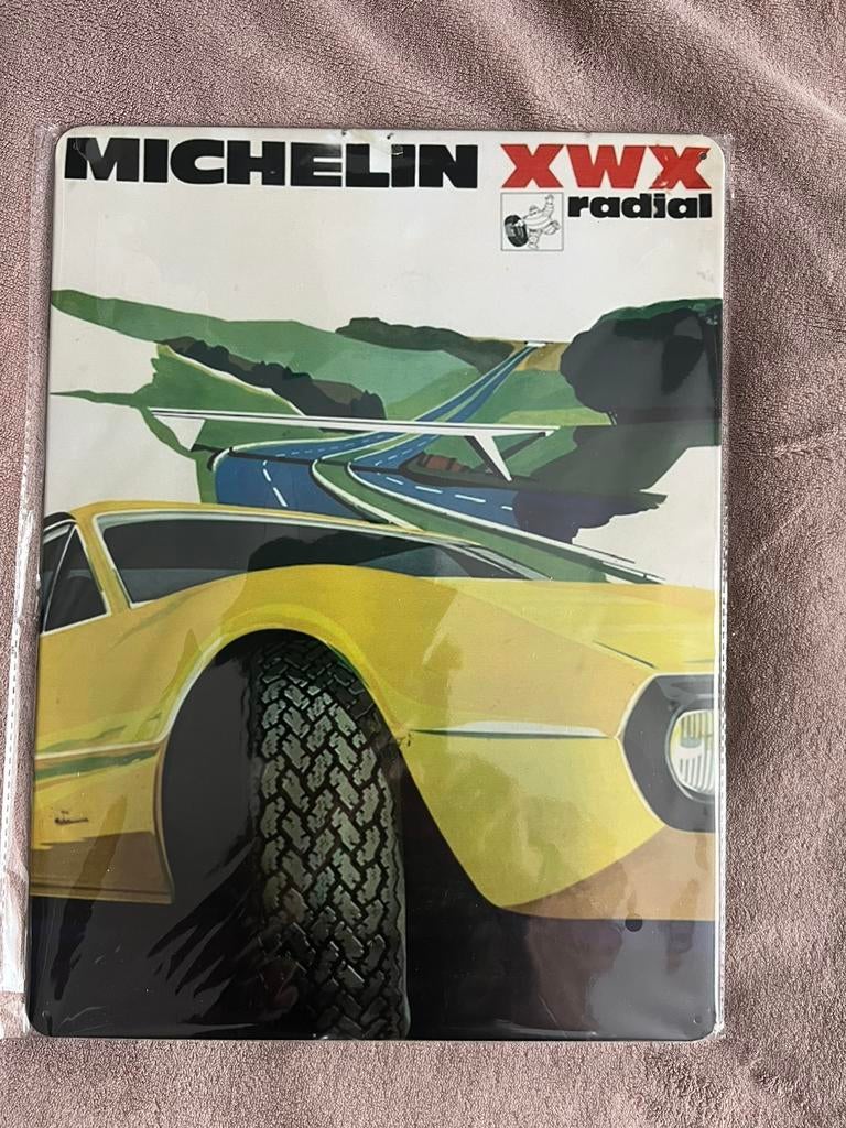 Michelin reclame borden 30 x 40 cm, Ophalen of Verzenden, Nieuw