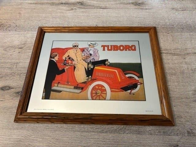 bierspiegel Tuborg 39x51 cm, Ophalen, Rechthoekig, Minder dan 50 cm, Minder dan 100 cm