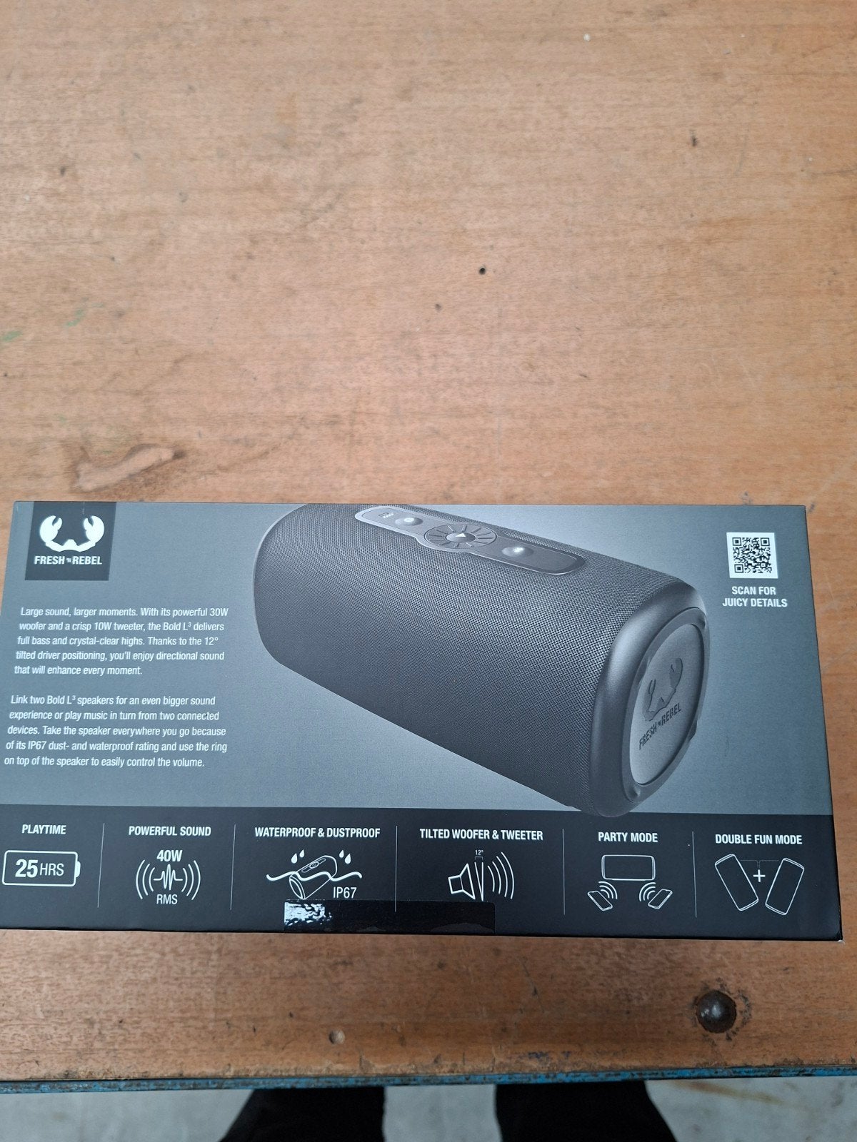 Luidsprzker box 15 watt nieuw in verpakking, Ophalen