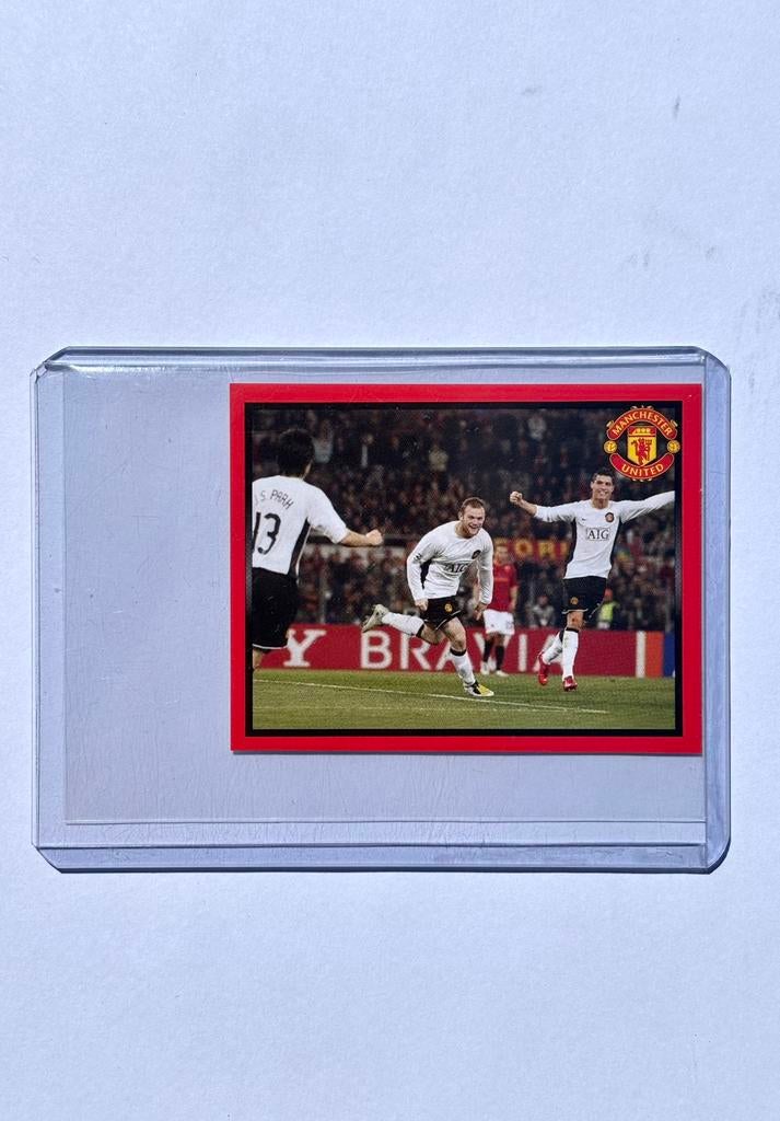 Cristiano Ronaldo 2008 Panini Manchester United sticker 183, Hobby & Loisirs créatifs, Enlèvement ou Envoi, Neuf, Autocollant