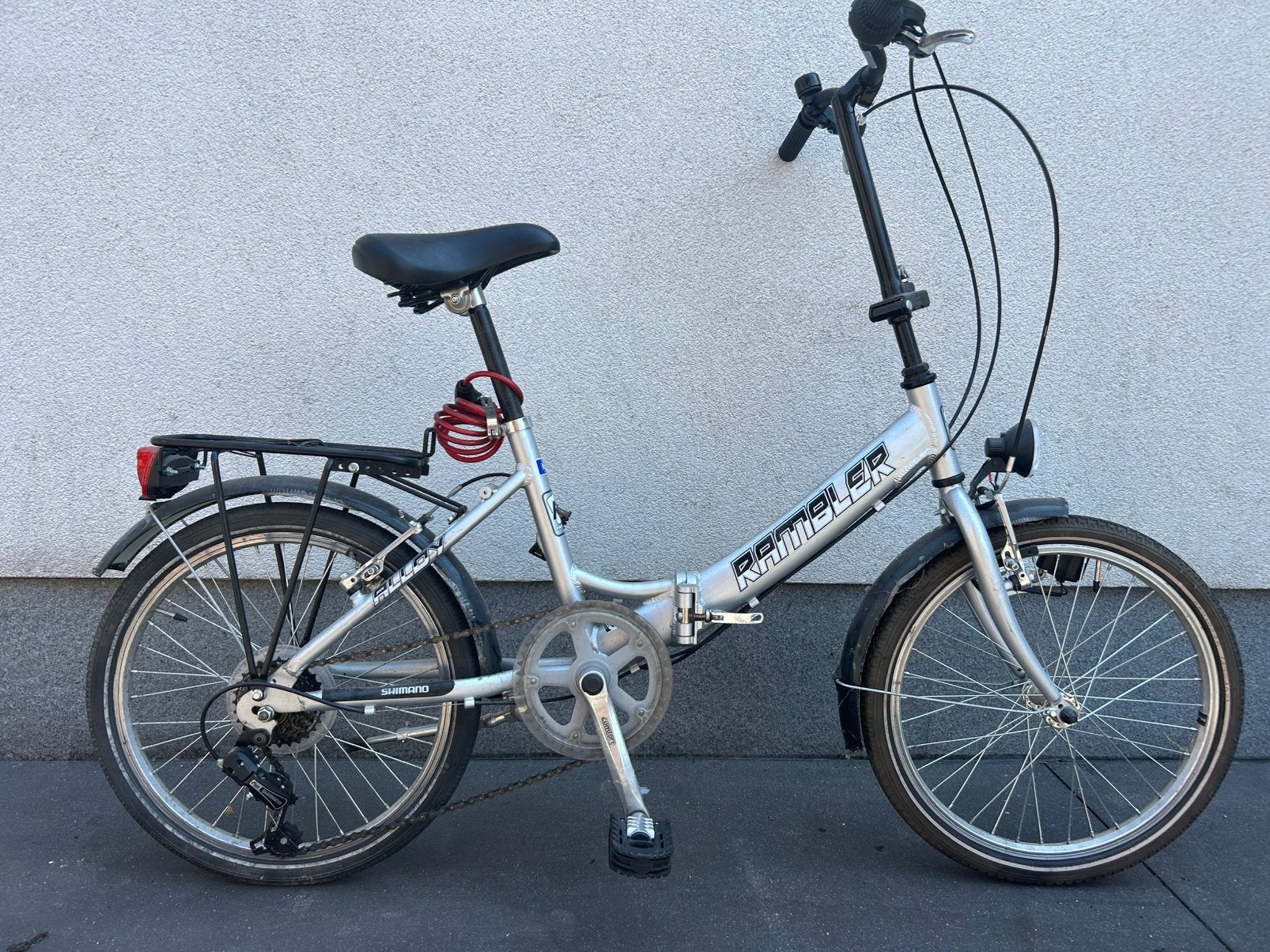 Vouwfiets / plooifiets Rambler, Fietsen en Brommers, Ophalen, Gebruikt, Velgrem, Versnellingen