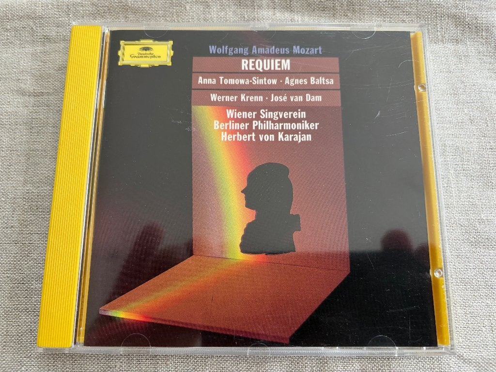 Mozart - Requiem  (Berliner Philharmoniker, H. von Karajan), Ophalen, Inclusief boekje, Mozart, Requiem