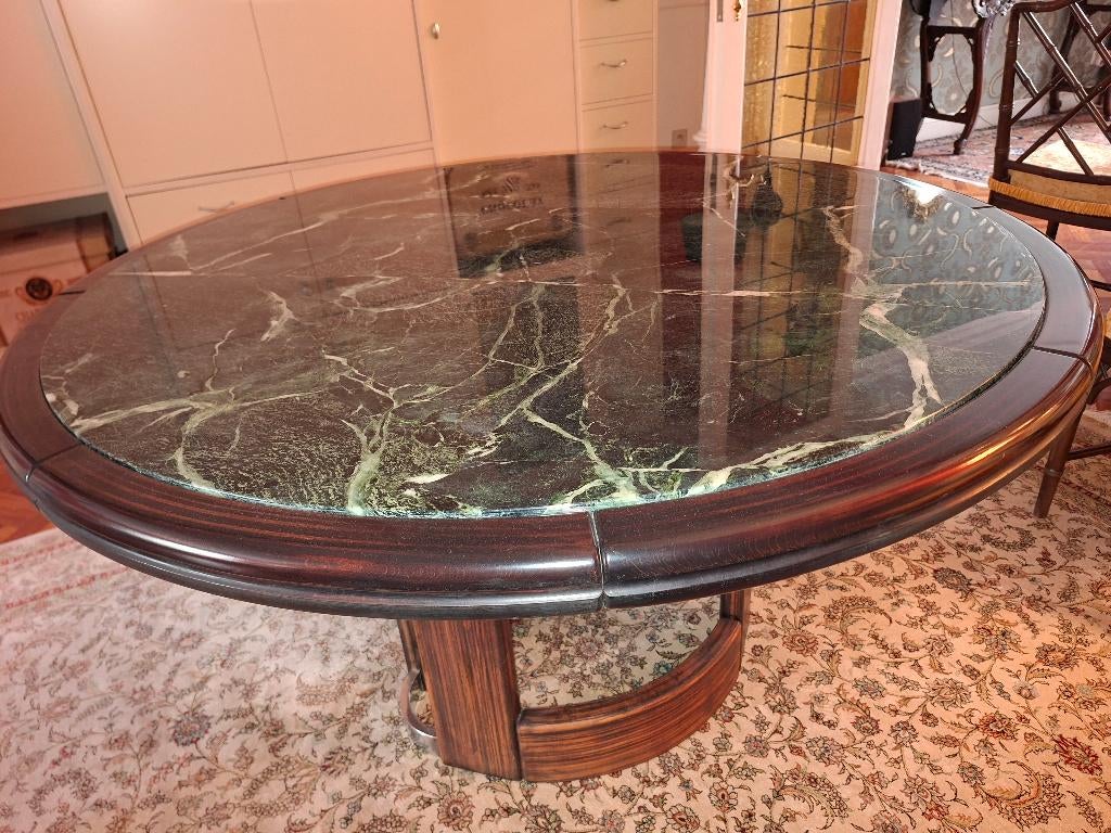 Vintage tafel, Huis en Inrichting, Ophalen, Gebruikt, Overige materialen, Rond