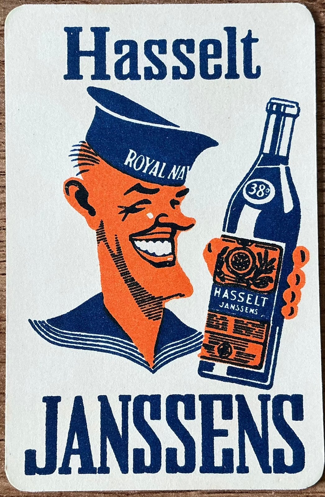 Splk JANSSENS HASSELT, Ophalen of Verzenden, Zo goed als nieuw, Speelkaart(en)