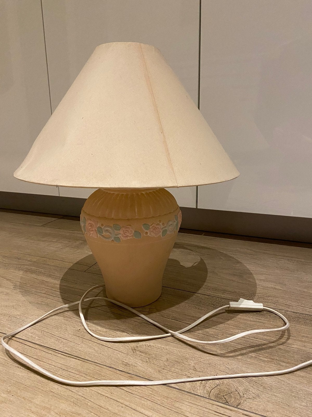 Mooie grote vintage lamp: GOED IN STAAT!, Ophalen, Zo goed als nieuw, Vintage