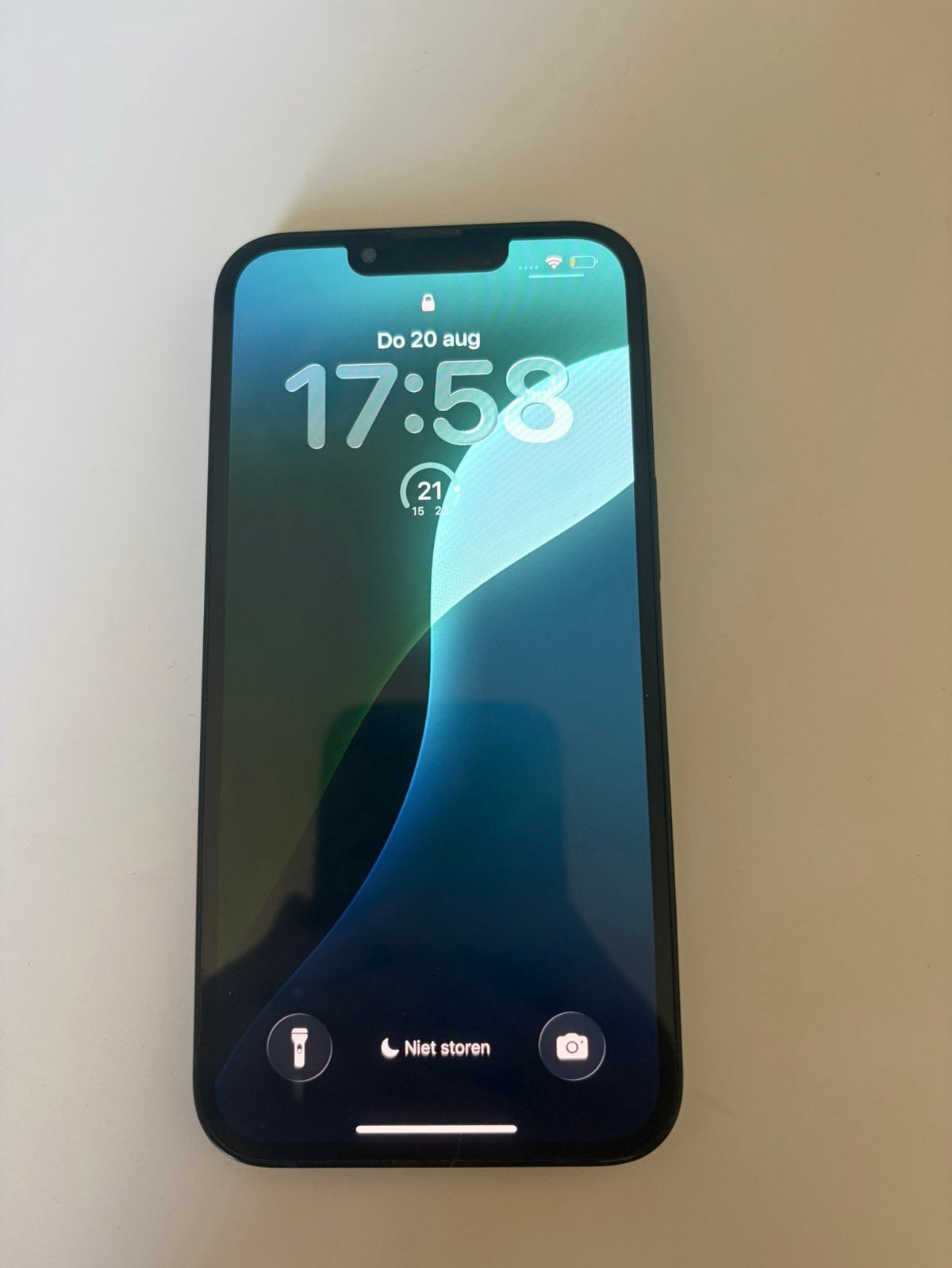 iPhone 13 128 GB donkerblauw – batterij 98%, Telecommunicatie, Mobiele telefoons | Apple iPhone, Ophalen, 128 GB, Blauw, IPhone 13