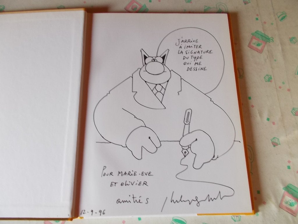 BD EO dédicacée Philippe Geluck, Livres, Enlèvement, Utilisé